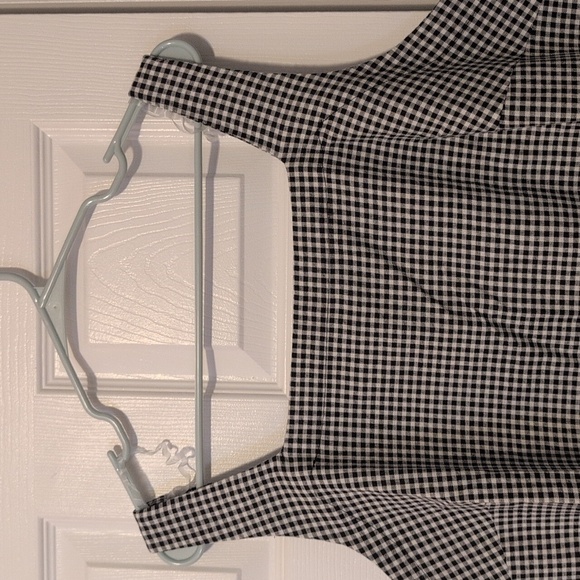 A New Day Classic Black and White Checkered Dress NWT - Picture 3 of 8